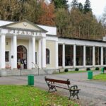 Budynek Pijalni Wód na terenie parku zdrojowego w Dusznikach