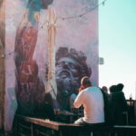 Graffiti na ścianie budynku w Tel Awiw-Jaffie