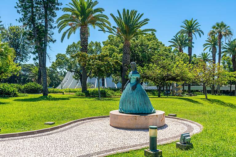 Statue Of Sissi Funchal Tourist Attractions Tropter Com