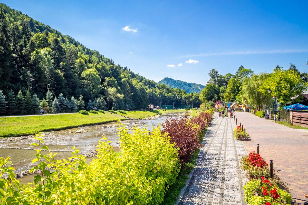Promenada W Szczawnicy Szczawnica Atrakcje Turystyczne Tropter Com