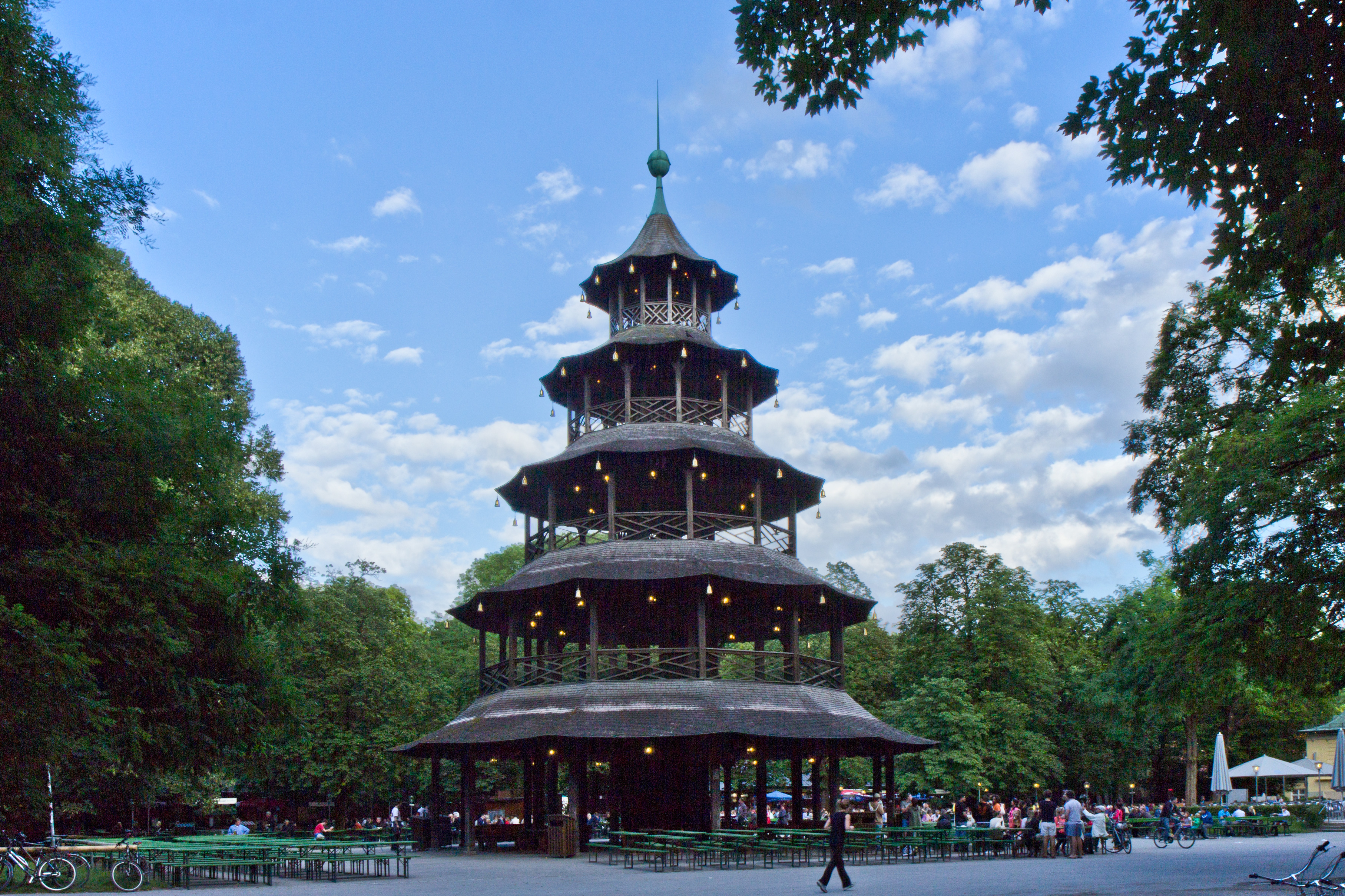 Chinese Tower Munich Tourist Attractions Tropter Com