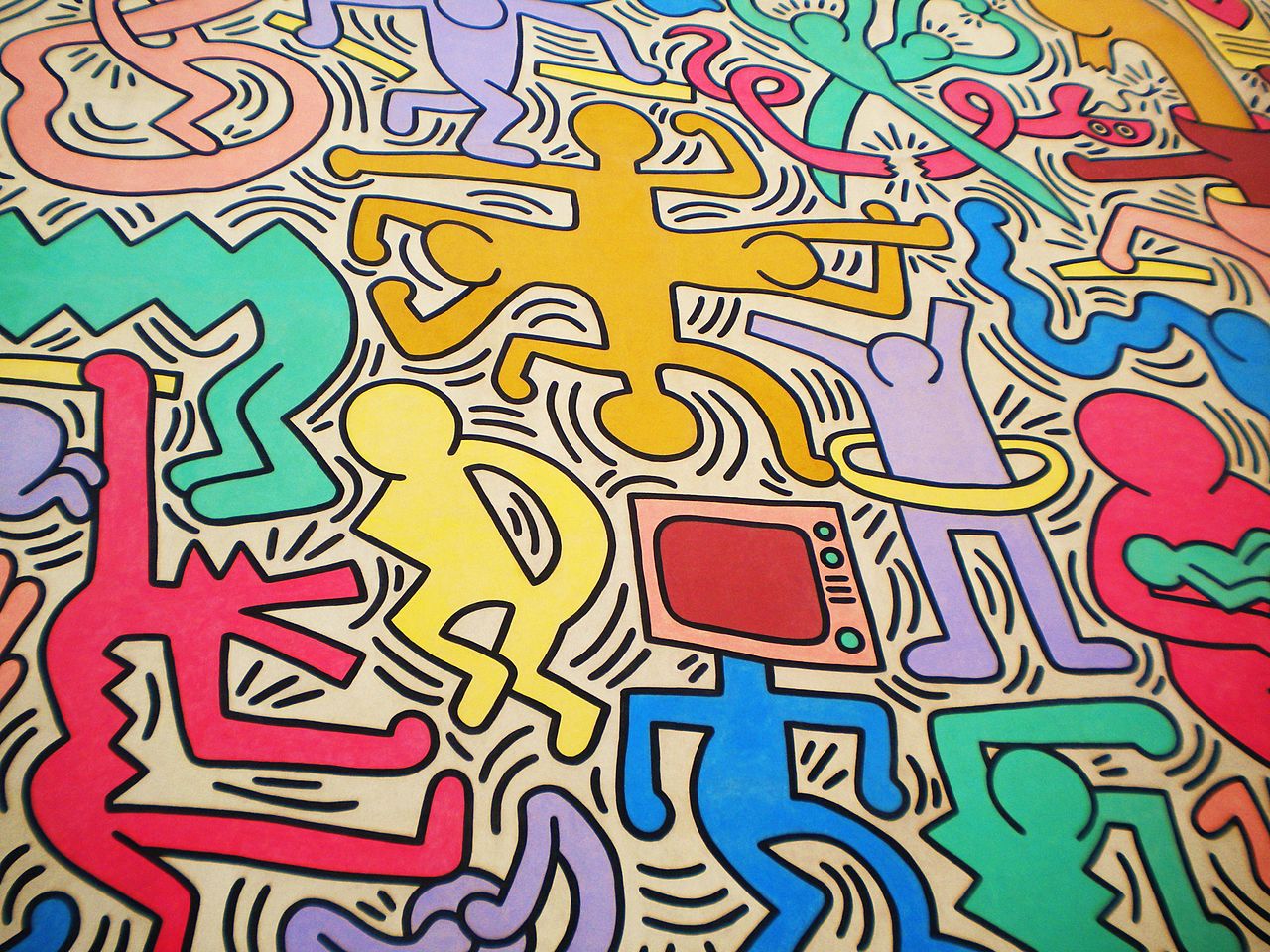 Tuttomondo By Keith Haring Pisa Tourist Attractions Tropter Com
