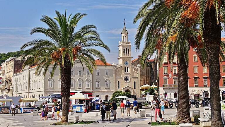 Riva Split Tourist Attractions Tropter Com