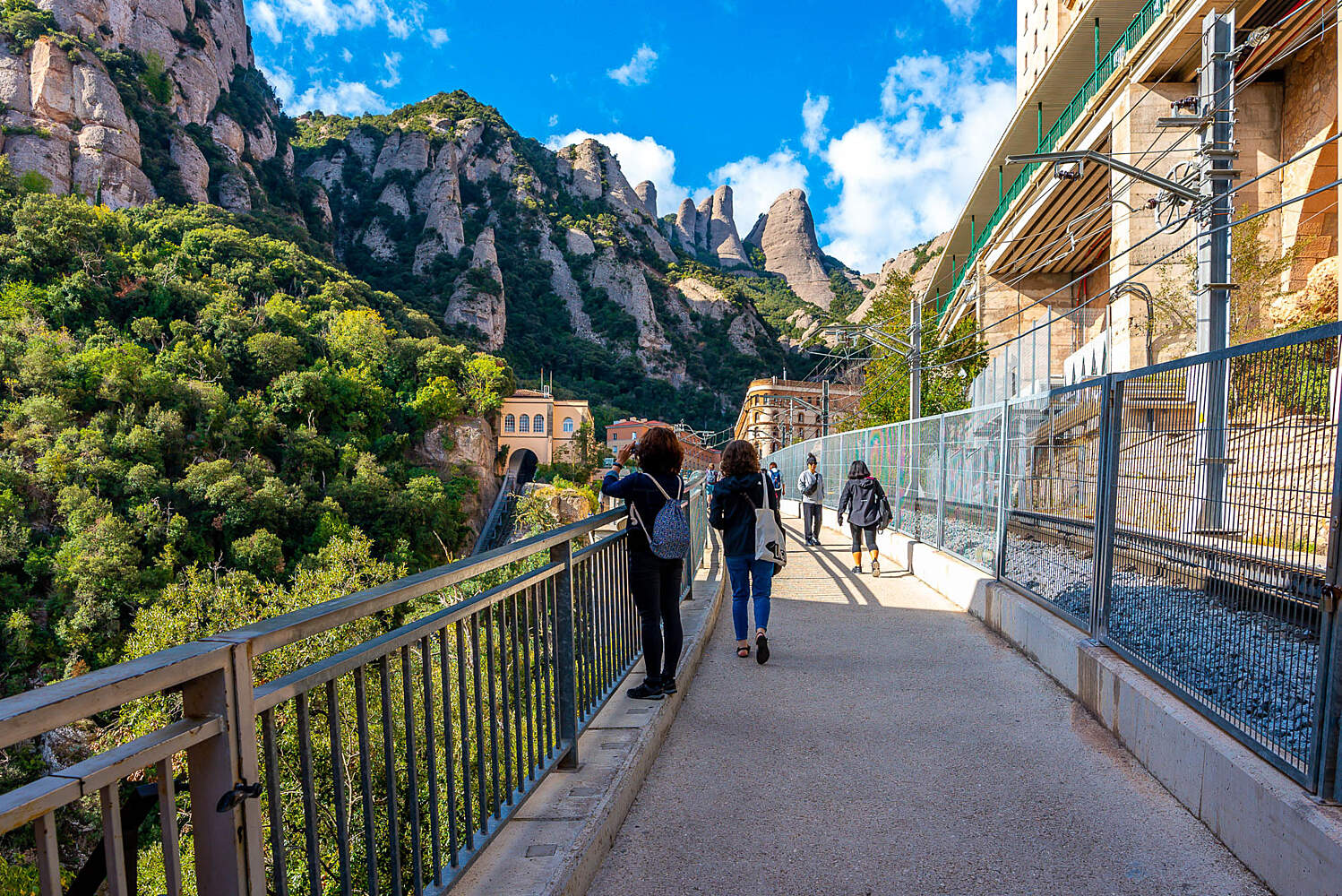Cable Car Aeri De Montserrat Top Station Monistrol De Montserrat Tourist Attractions Tropter Com